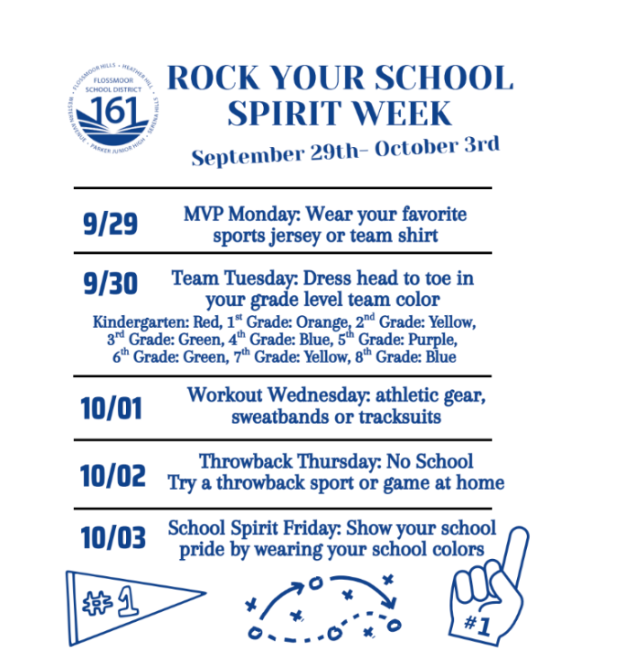 Rock your school week graphic