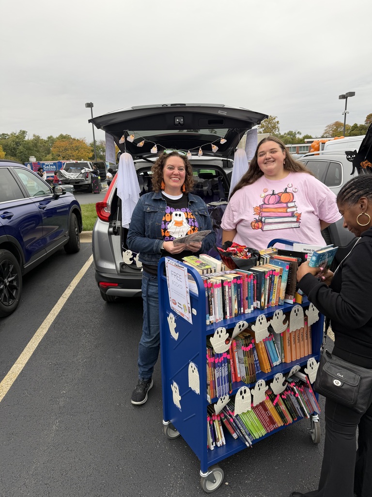staff at a trunk or treat