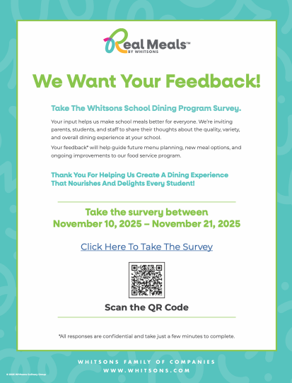 We want your feedback survey