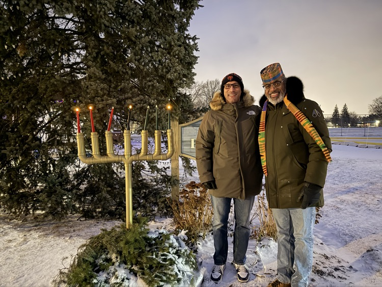 lighting of the kinara 