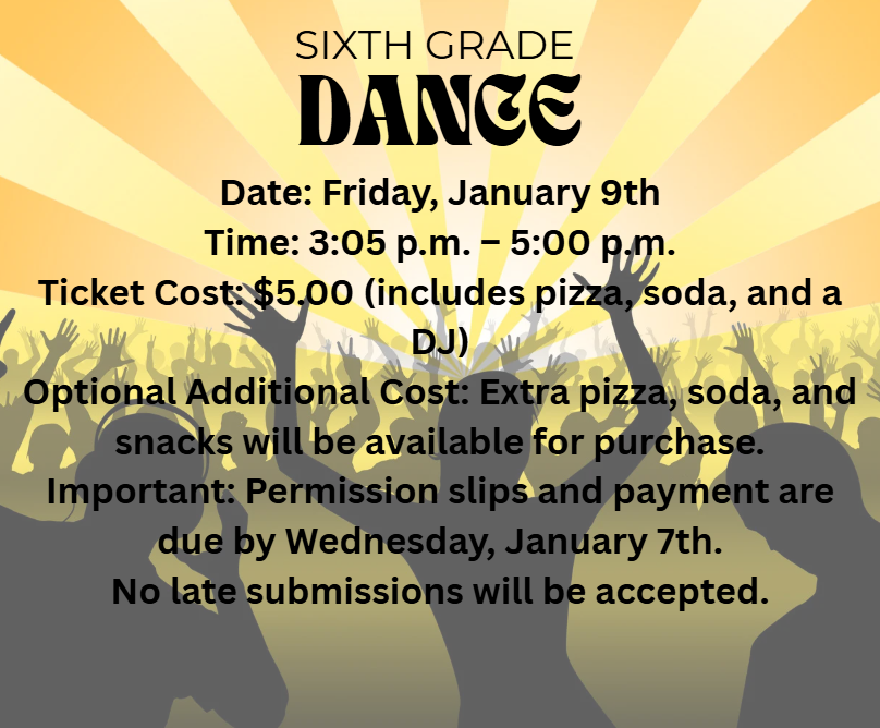 6th grade dance 