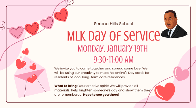 MLK Day of Service at Serena Hills School