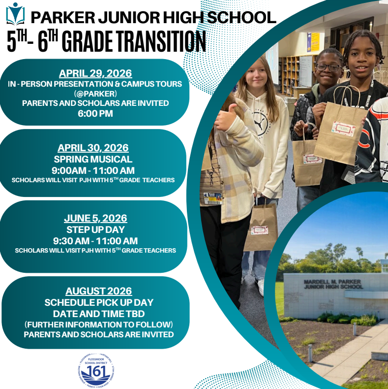 5th to 6th grade transition day!