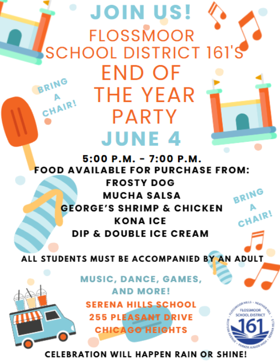 Flossmoor School District 161 End of year party