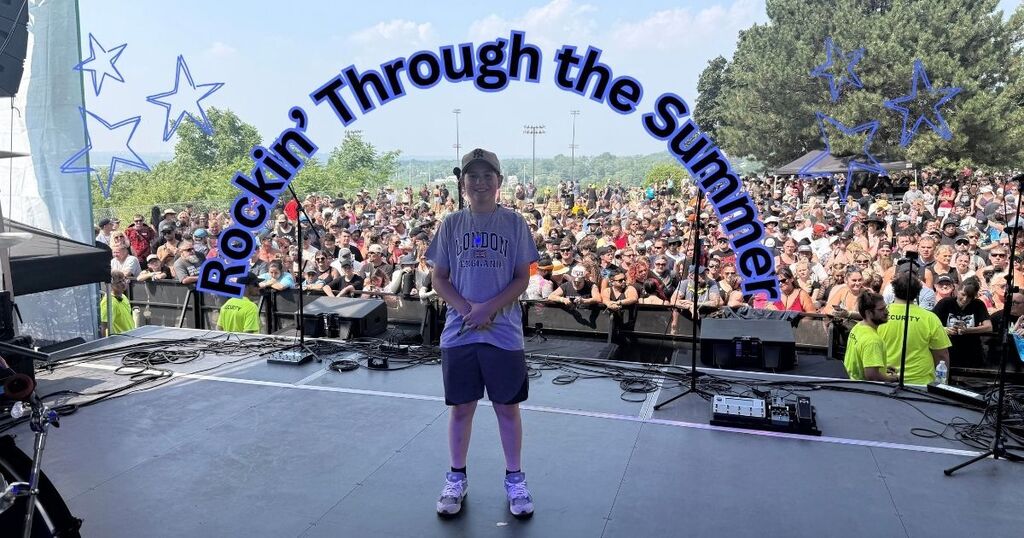 child on stage