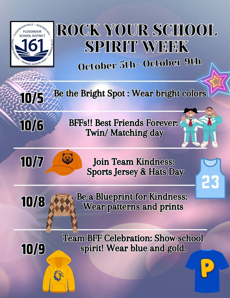 Rock your School Spirit Week