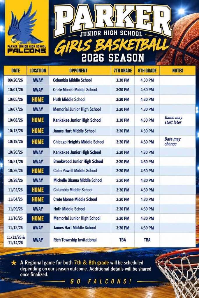 girls basketball schedule 