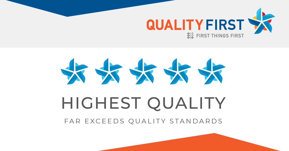 Emily Meschter Early Learning Center has earned a Quality First 5-Star rating