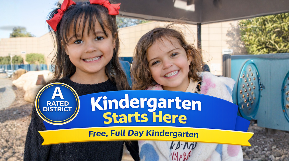 Kindergarten Starts Here. Free, Full Day Kindergarten. Join us for Kinder Round Up!