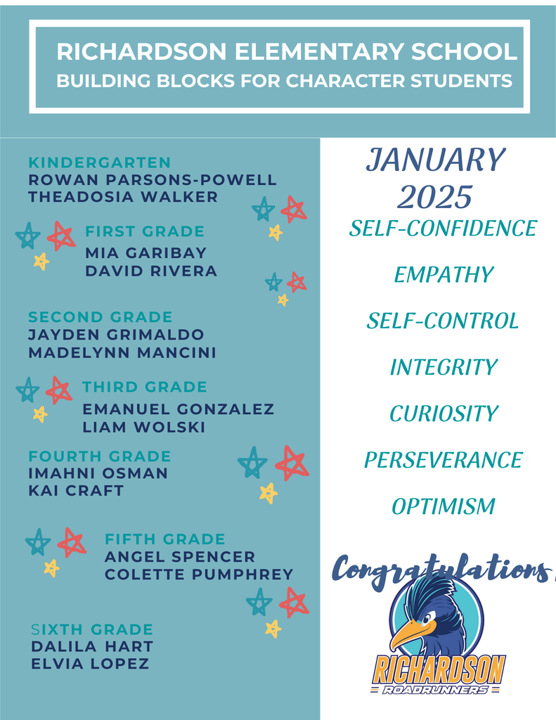 January Building Blocks of Character