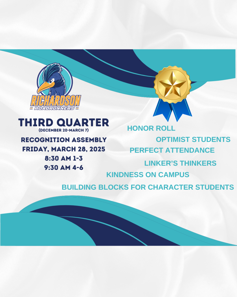 3rd Quarter Awards Friday, March 28