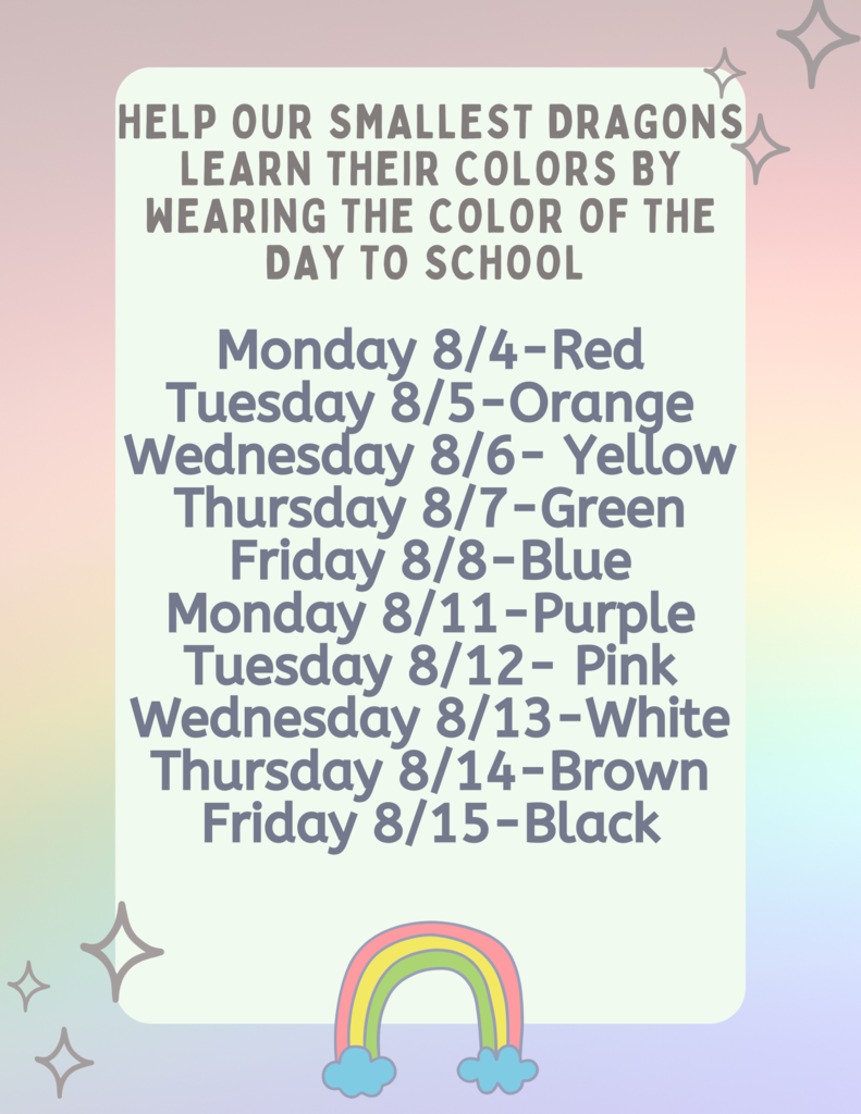 Color Week flyer