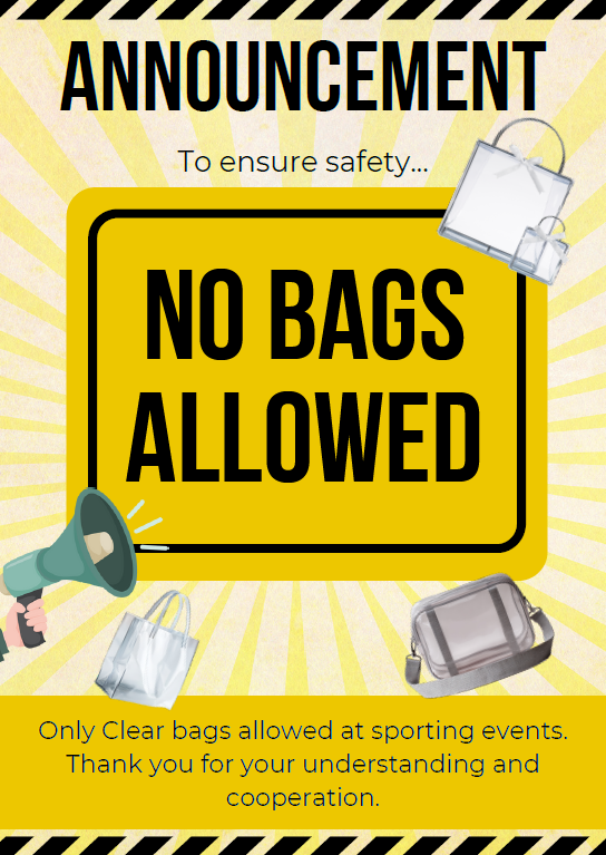 Clear bag policy