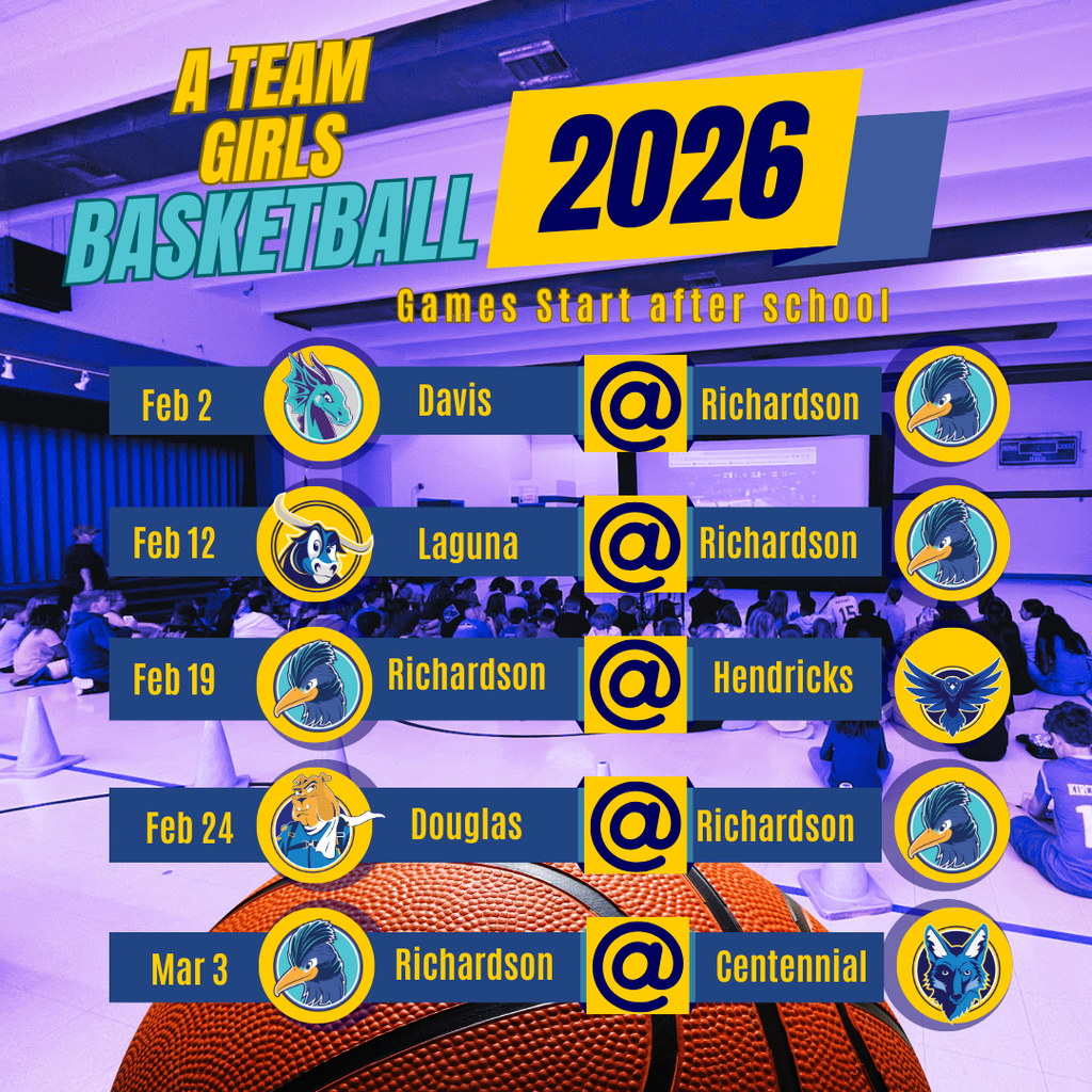 Girls "A" Team Basketball Schedule