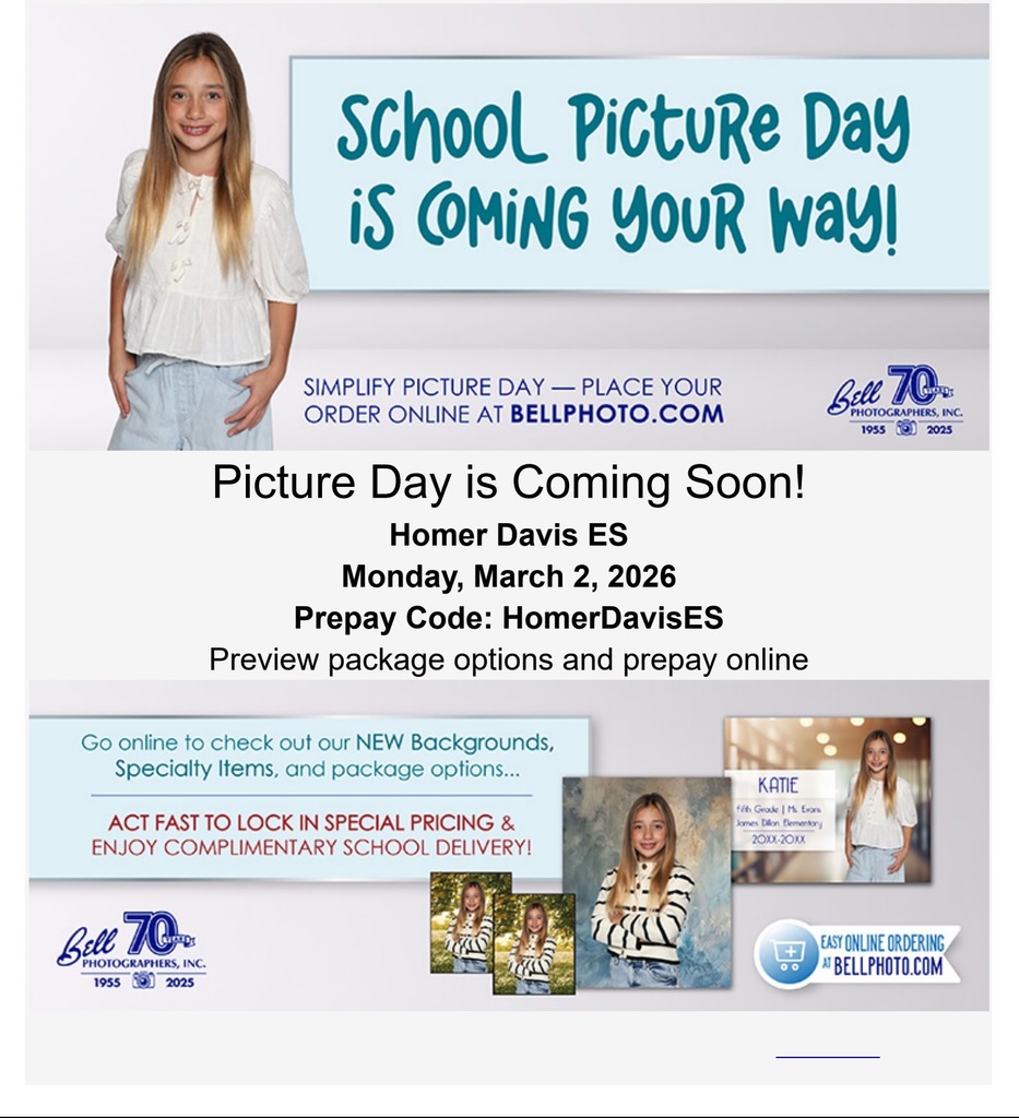 Flyer for spring picture day March 2, 2026