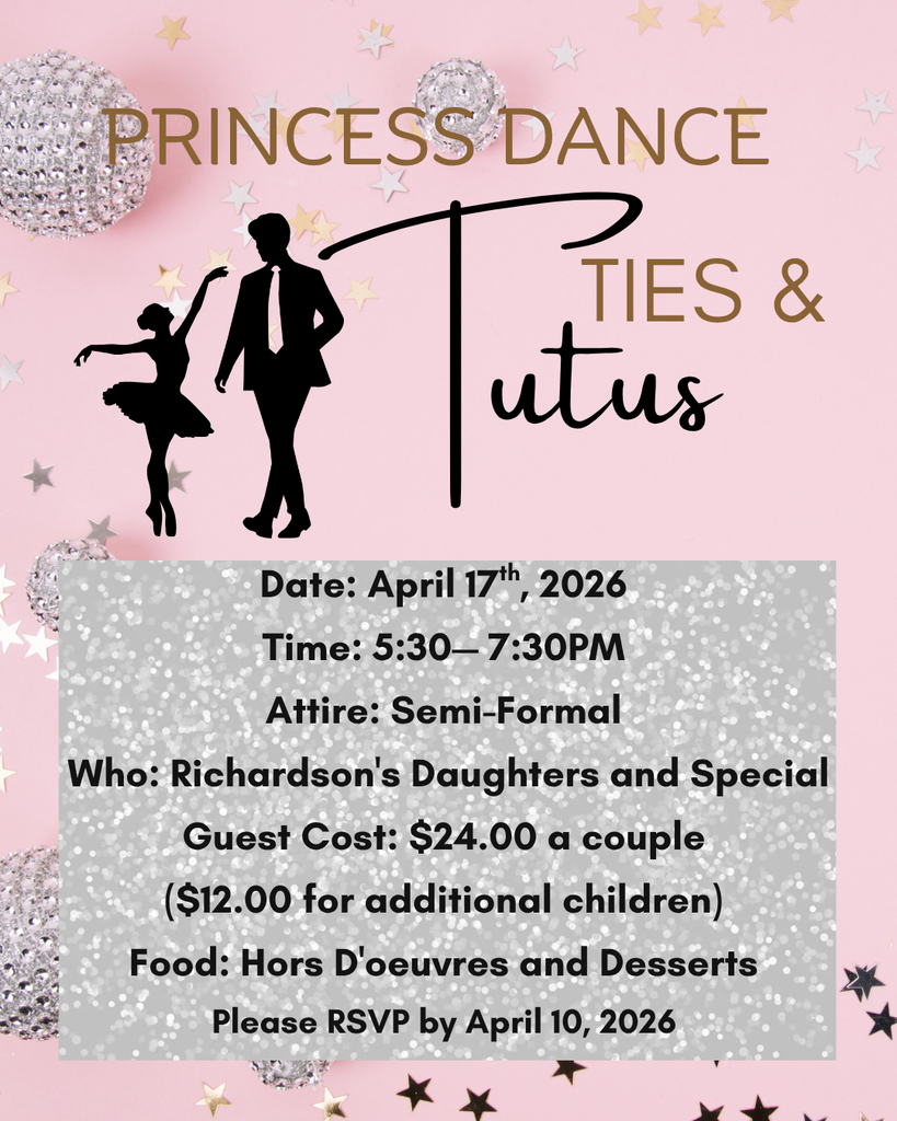 Princess Dance April 17th from 5:30-7:30