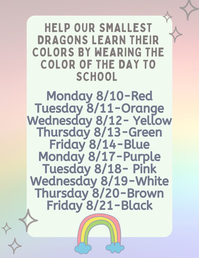 Color Wekk flyer