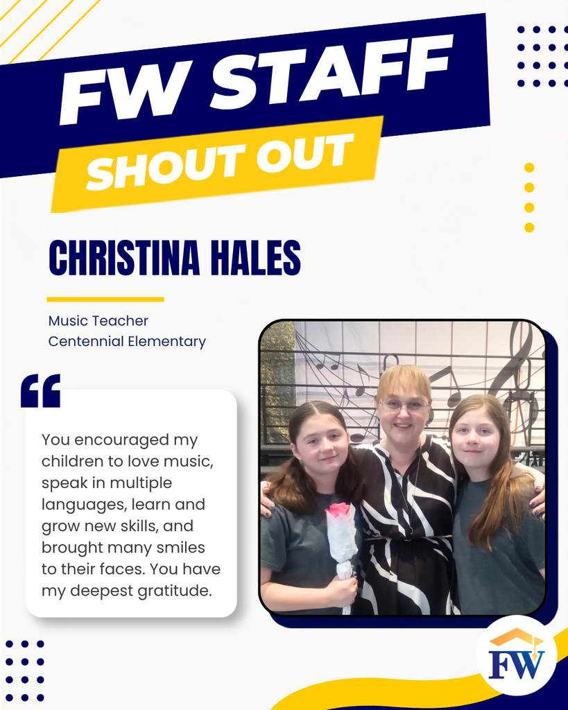 Staff Shout Out - Christina Hales