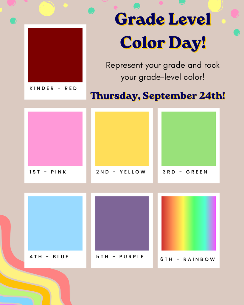 Grade Level Color Day
