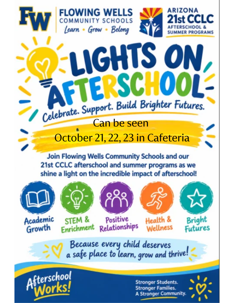 Flyer for Lights On Afterschool- Camp Longhorn showcase