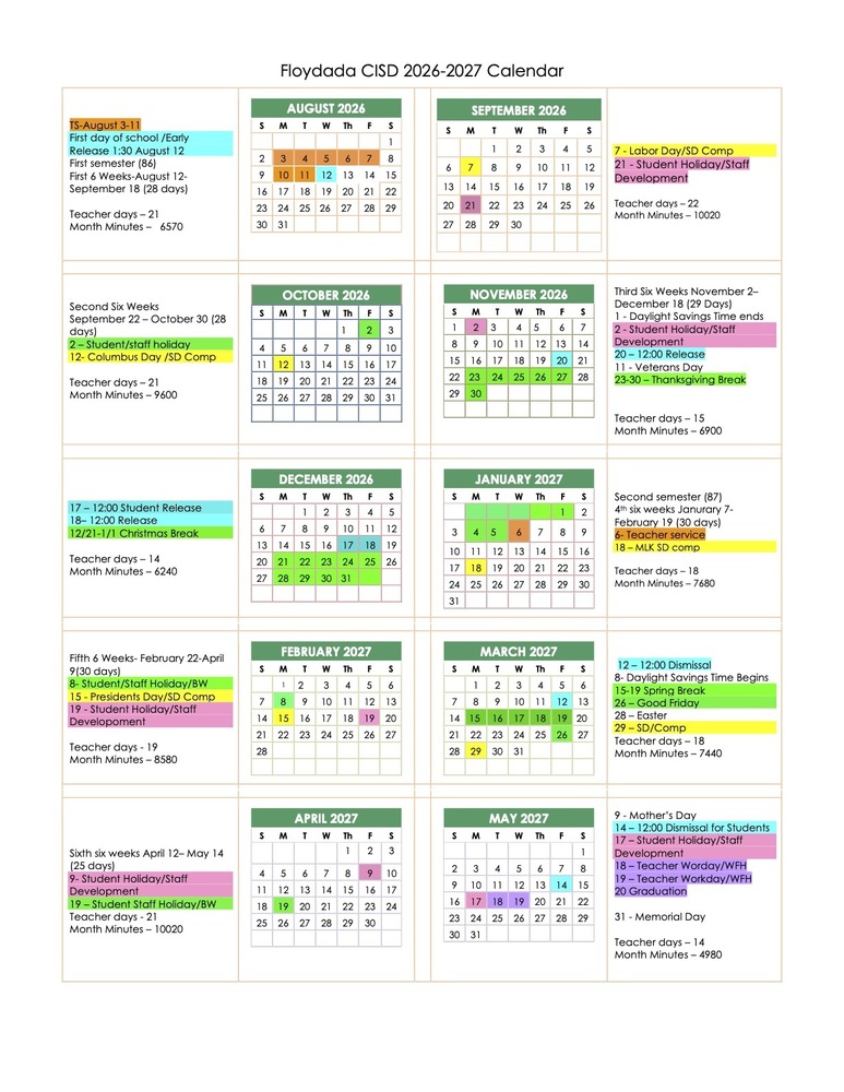 calendar