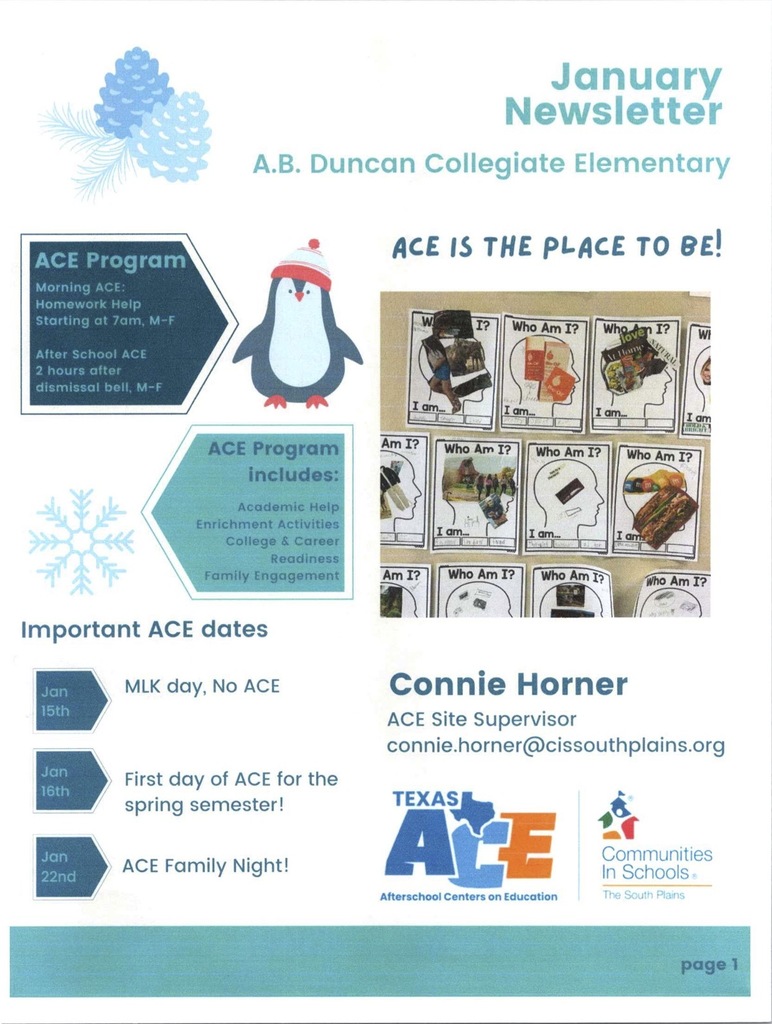 ACE Newsletter