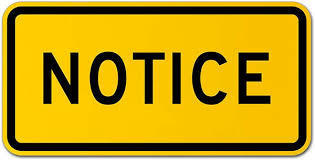 Notice