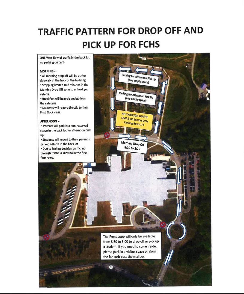 Drop off and pick up