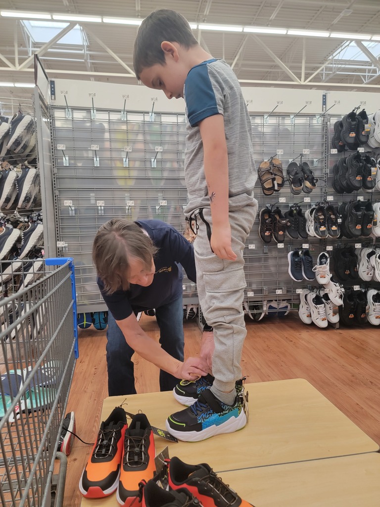 fitting shoes