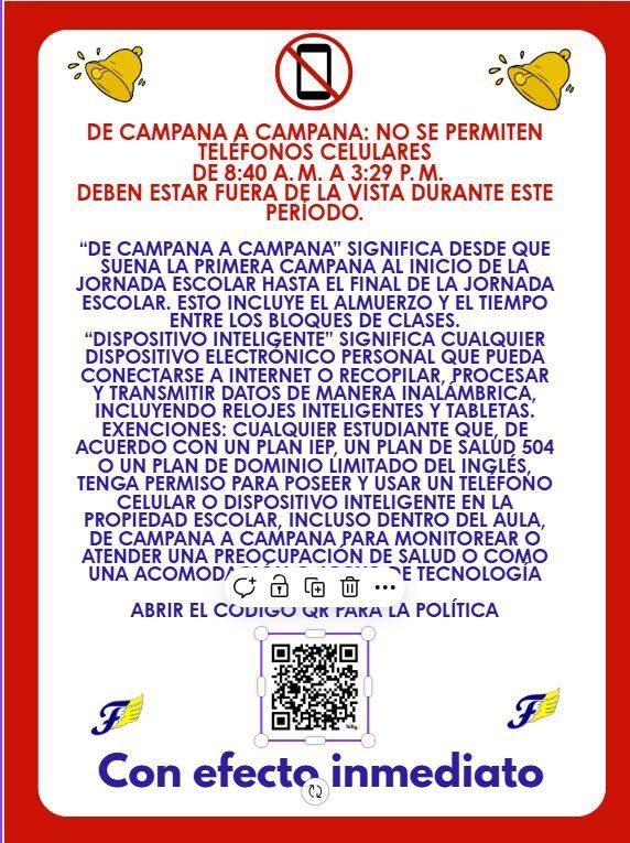 Cell phone policy 25-26