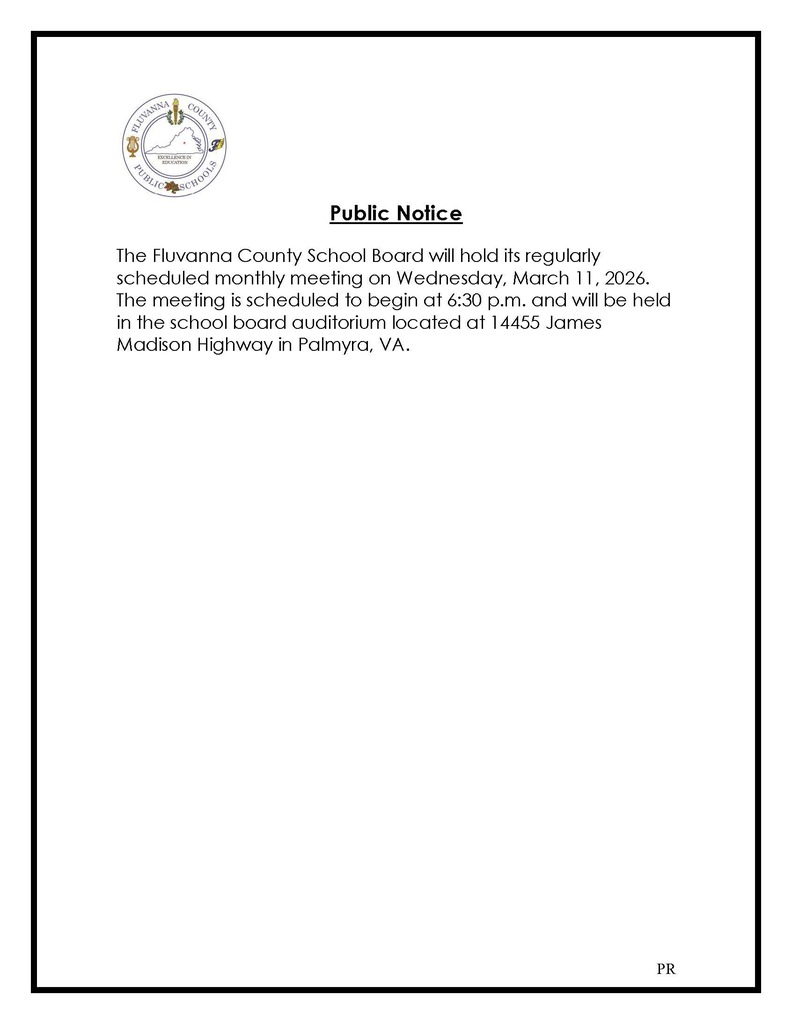 regular Meeting to March 11 2026