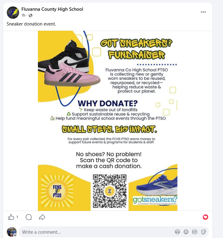 Sneakers fundraiser