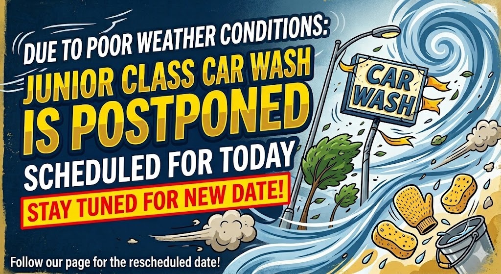 Car wash postponed 