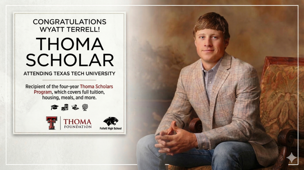 Thoma Scholar Wyatt Terrell