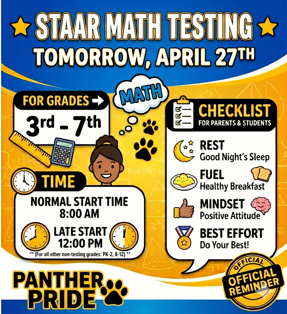 STAAR Math Reminder 3-7