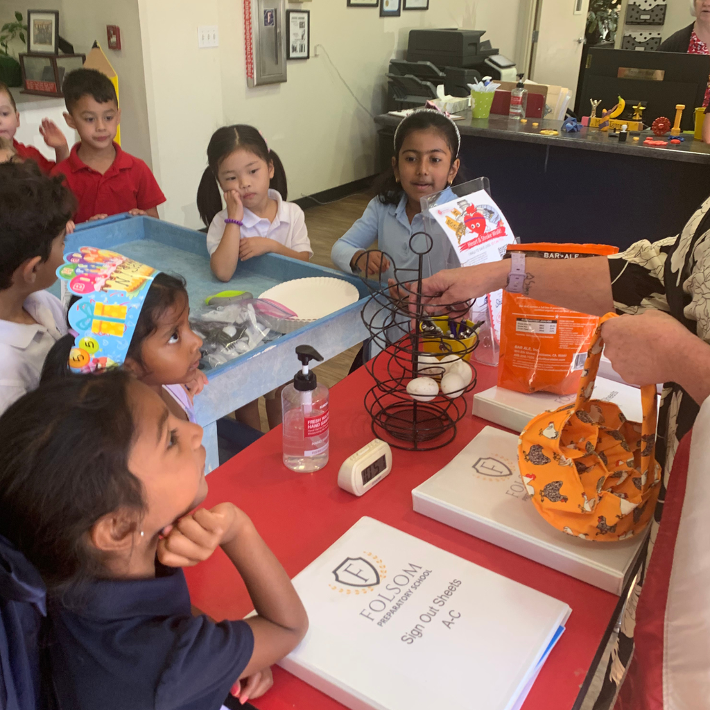 Learning about the chickens!