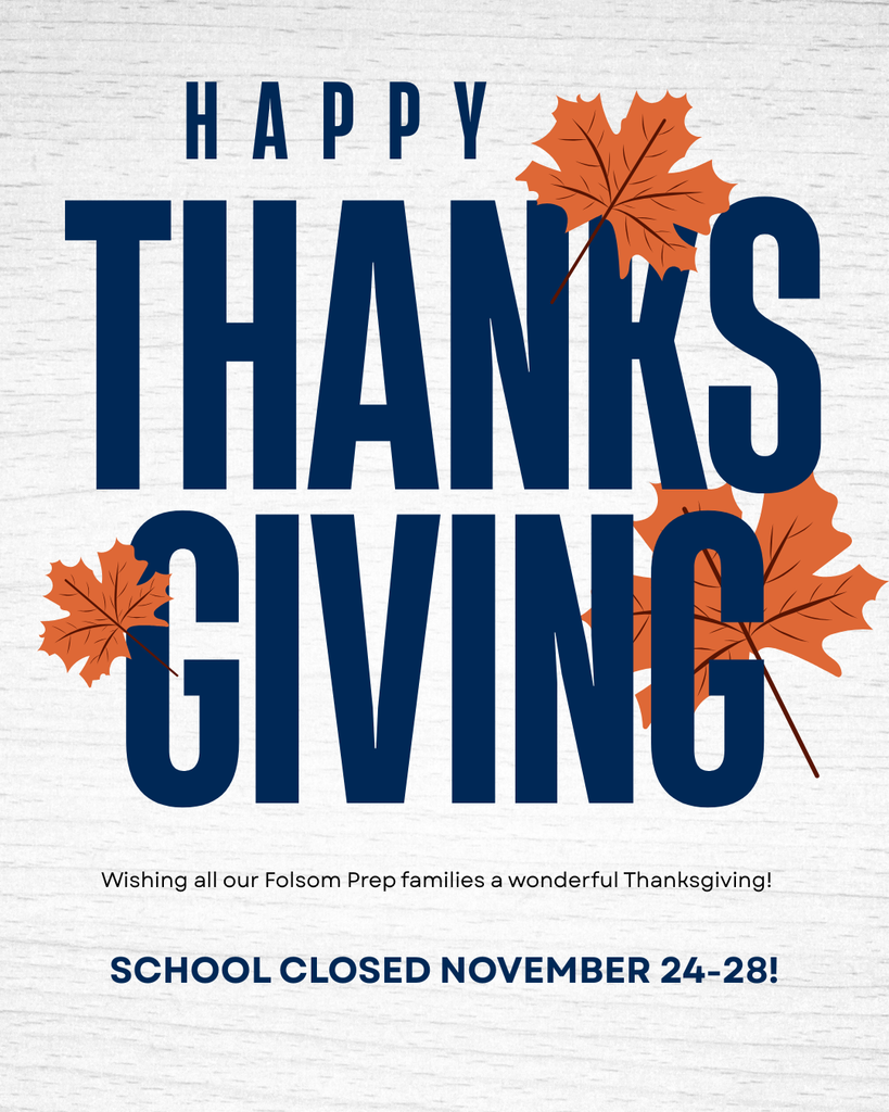 School is closed for the week of Thanksgiving!