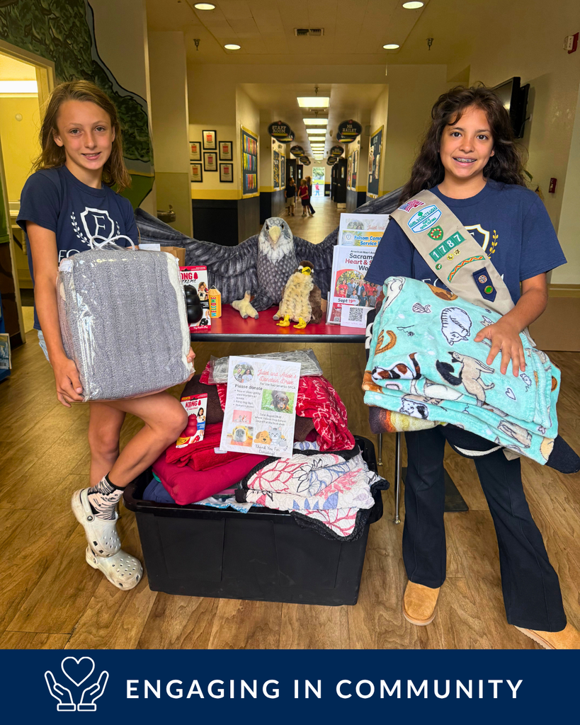 Student led SPCA donation drive