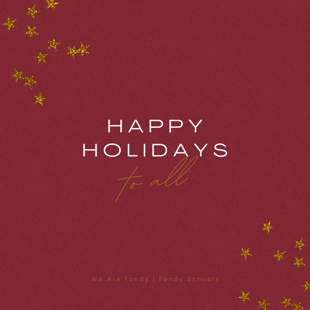 Happy Holidays for all.