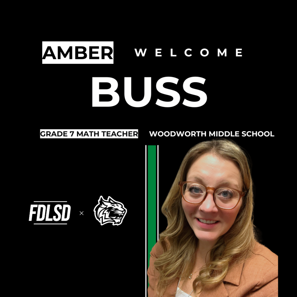 Amber Buss headshot and welcome.