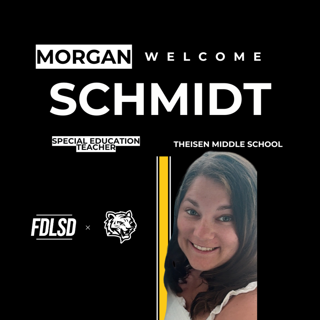 Morgan Schmidt welcome graphic/headshot.