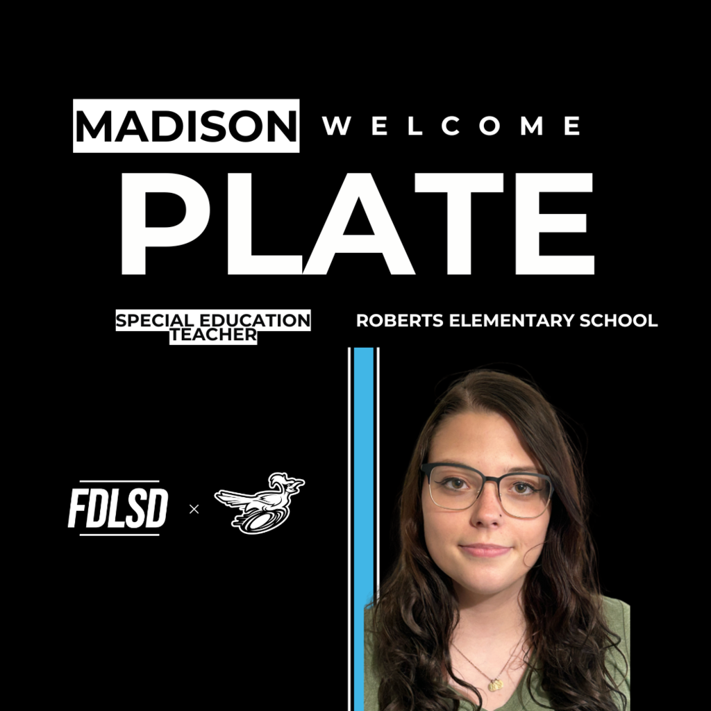 Madison Plate headshot/welcome.