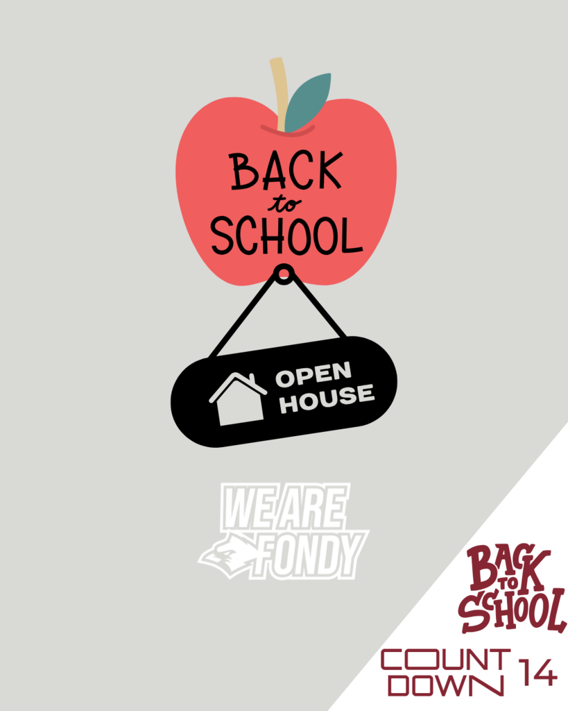 Back to school countdown is at 14.