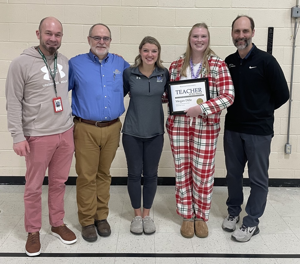 Principal Brunnbauer, Chris Shafer Agency - Farmers Insurance, Marian University, Ms. Dille, Nick from Sunny 97.7