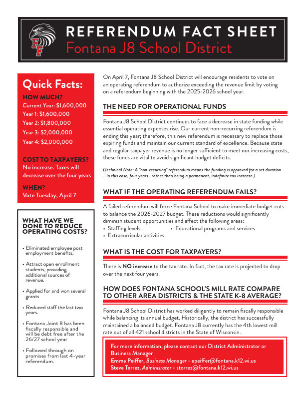 Referendum fact sheet