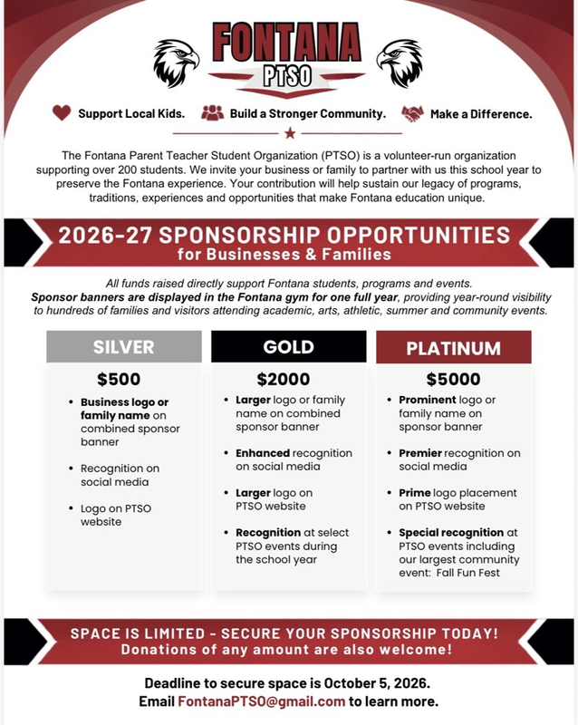sponsorship information