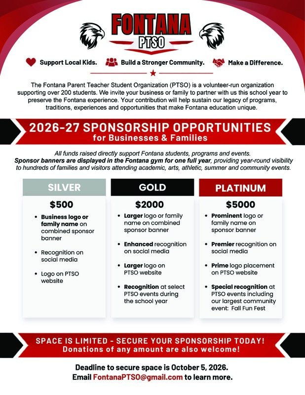 Fall Fun Fest Sponsorships