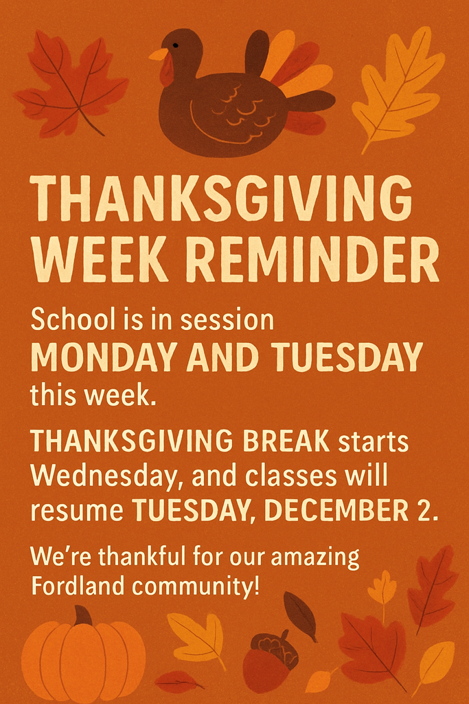 Thanksgiving Schedule