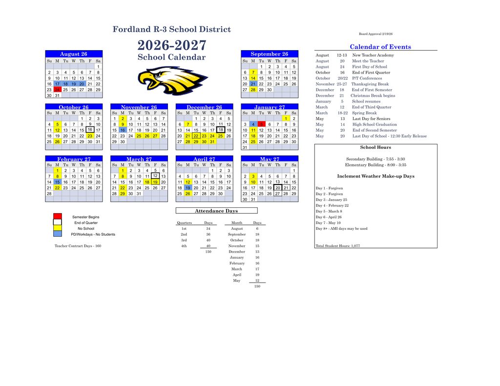 School Calendar