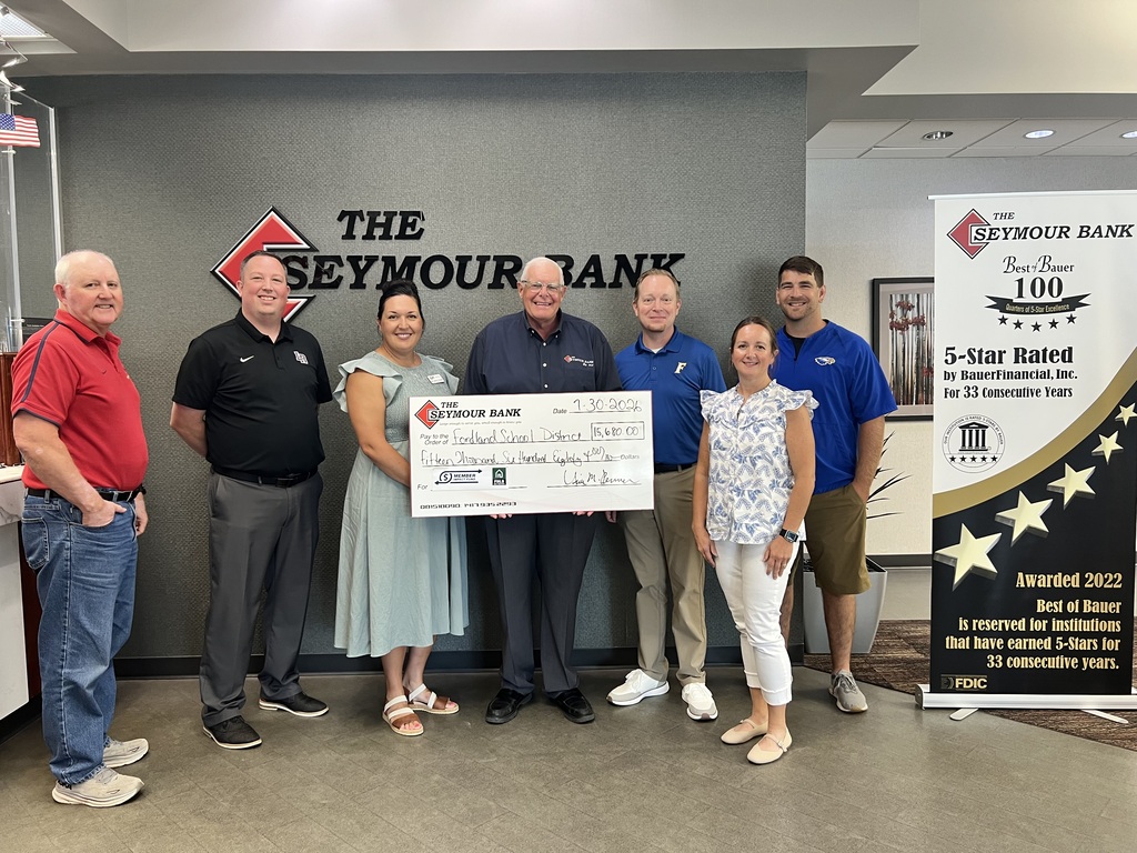 Grant Award from Seymour Bank